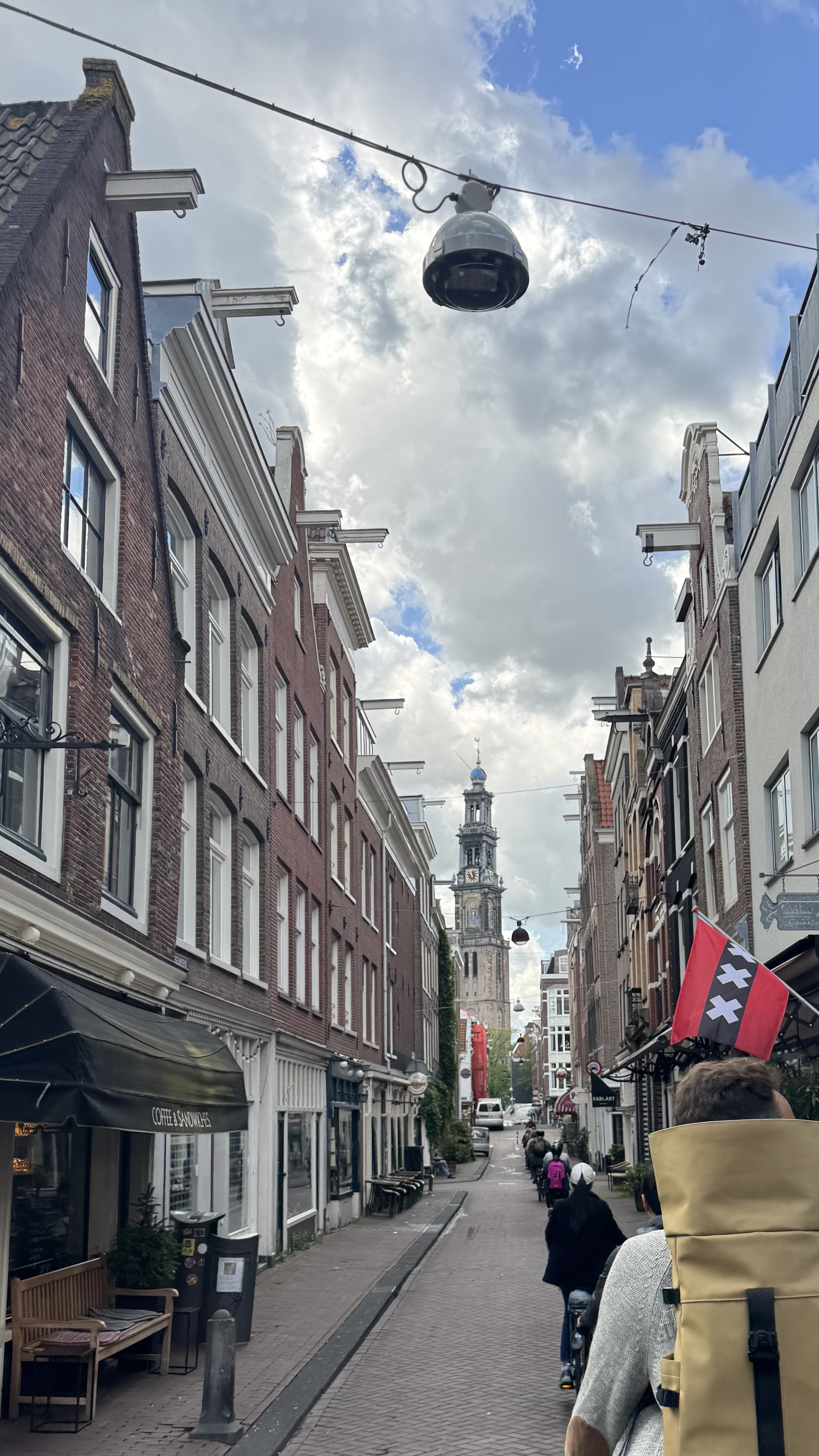 Fahrradtour Amsterdam Gasse